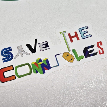 "Save The Consoles" Sticker