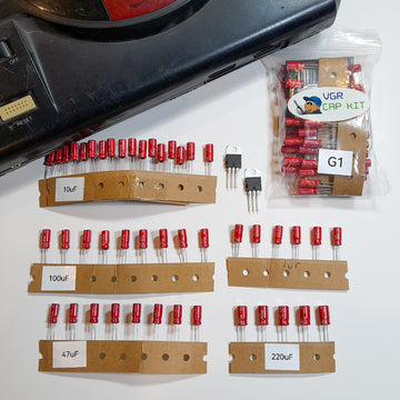 Sega Genesis Model One Capacitor / Refresh Kit