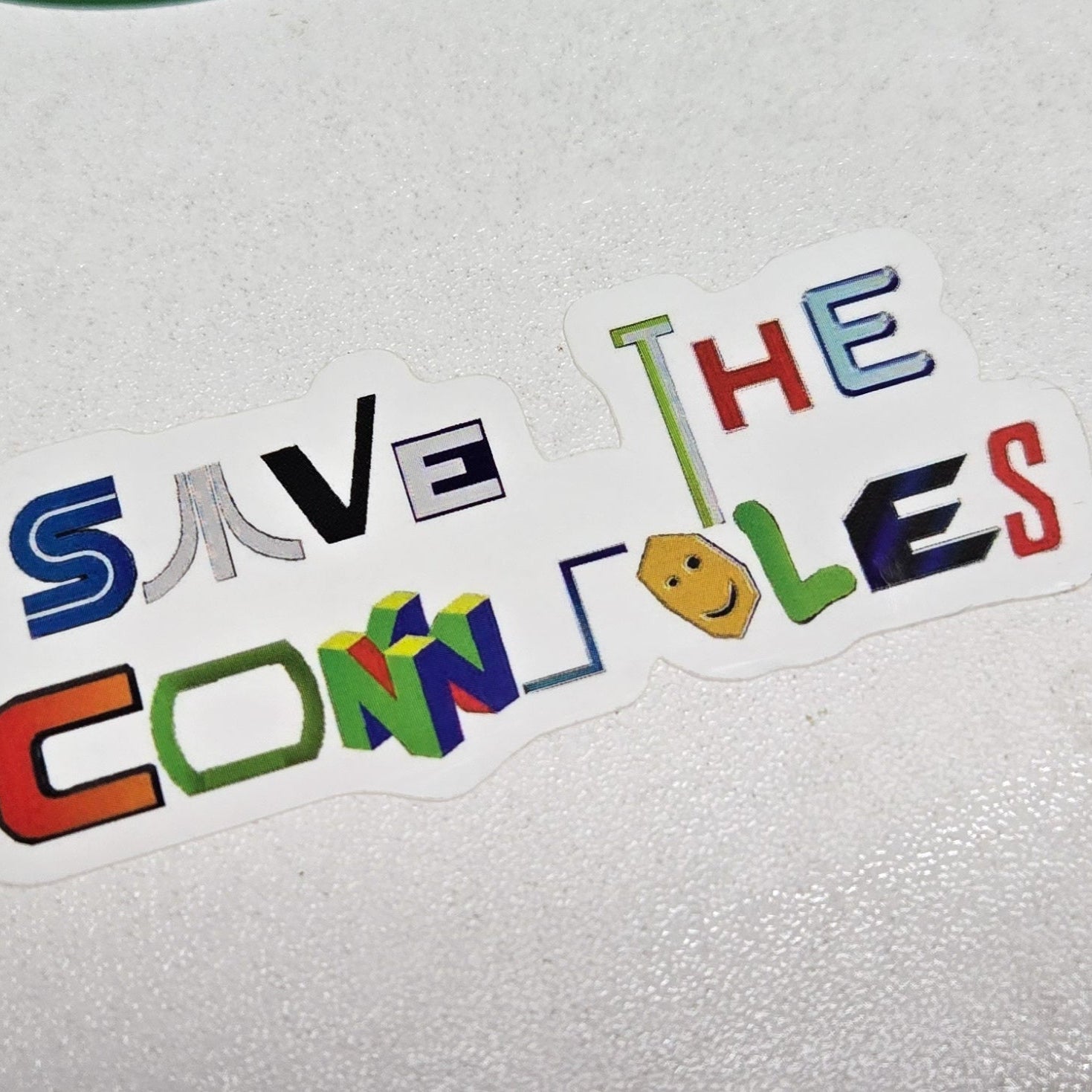 "Save The Consoles" Sticker